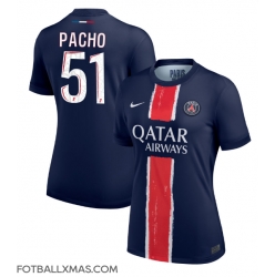 Paris Saint-Germain Willian Pacho #51 Hjemmedrakt Dame 2024-25 Kortermet