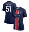 Paris Saint-Germain Willian Pacho #51 Hjemmedrakt Dame 2024-25 Kortermet