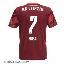 RB Leipzig Antonio Nusa #7 Bortedrakt 2024-25 Kortermet