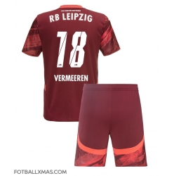 RB Leipzig Arthur Vermeeren #18 Bortedraktsett Barn 2024-25 Kortermet (+ Korte bukser)