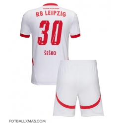 RB Leipzig Benjamin Sesko #30 Hjemmedraktsett Barn 2024-25 Kortermet (+ Korte bukser)