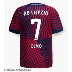 RB Leipzig Dani Olmo #7 Bortedrakt 2023-24 Kortermet