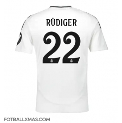 Real Madrid Antonio Rudiger #22 Hjemmedrakt 2024-25 Kortermet