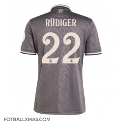 Real Madrid Antonio Rudiger #22 Tredjedrakt 2024-25 Kortermet