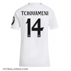 Real Madrid Aurelien Tchouameni #14 Hjemmedrakt Dame 2024-25 Kortermet