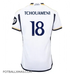 Real Madrid Aurelien Tchouameni #18 Hjemmedrakt 2023-24 Kortermet