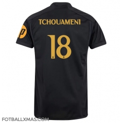 Real Madrid Aurelien Tchouameni #18 Tredjedrakt 2023-24 Kortermet