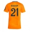 Real Madrid Brahim Diaz #21 Bortedrakt Dame 2024-25 Kortermet