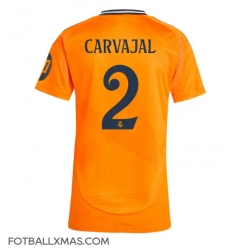 Real Madrid Daniel Carvajal #2 Bortedrakt Dame 2024-25 Kortermet