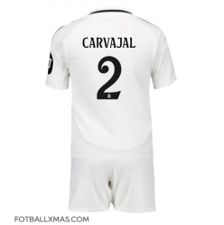 Real Madrid Daniel Carvajal #2 Hjemmedraktsett Barn 2024-25 Kortermet (+ Korte bukser)