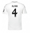 Real Madrid David Alaba #4 Hjemmedrakt 2024-25 Kortermet