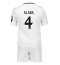 Real Madrid David Alaba #4 Hjemmedraktsett Barn 2024-25 Kortermet (+ Korte bukser)