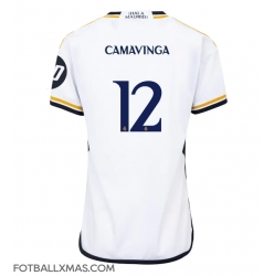 Real Madrid Eduardo Camavinga #12 Hjemmedrakt Dame 2023-24 Kortermet