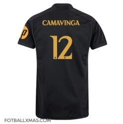 Real Madrid Eduardo Camavinga #12 Tredjedrakt 2023-24 Kortermet