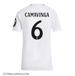 Real Madrid Eduardo Camavinga #6 Hjemmedrakt Dame 2024-25 Kortermet