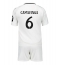 Real Madrid Eduardo Camavinga #6 Hjemmedraktsett Barn 2024-25 Kortermet (+ Korte bukser)