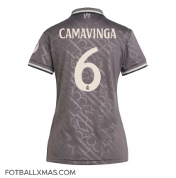 Real Madrid Eduardo Camavinga #6 Tredjedrakt Dame 2024-25 Kortermet