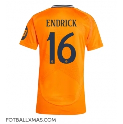 Real Madrid Endrick #16 Bortedrakt Dame 2024-25 Kortermet