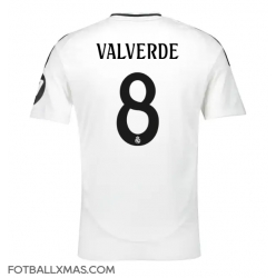 Real Madrid Federico Valverde #8 Hjemmedrakt 2024-25 Kortermet