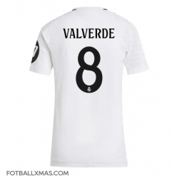 Real Madrid Federico Valverde #8 Hjemmedrakt Dame 2024-25 Kortermet