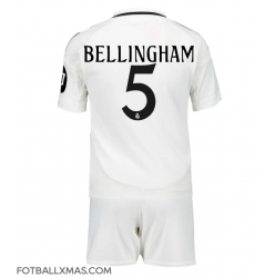 Real Madrid Jude Bellingham #5 Hjemmedraktsett Barn 2024-25 Kortermet (+ Korte bukser)