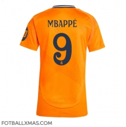 Real Madrid Kylian Mbappe #9 Bortedrakt Dame 2024-25 Kortermet