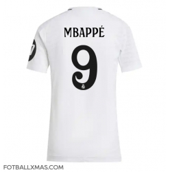 Real Madrid Kylian Mbappe #9 Hjemmedrakt Dame 2024-25 Kortermet