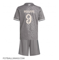 Real Madrid Kylian Mbappe #9 Tredjedraktsett Barn 2024-25 Kortermet (+ Korte bukser)