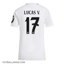 Real Madrid Lucas Vazquez #17 Hjemmedrakt Dame 2024-25 Kortermet