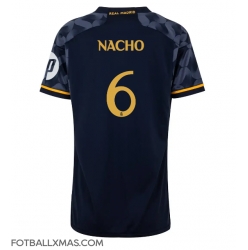 Real Madrid Nacho Fernandez #6 Bortedrakt Dame 2023-24 Kortermet