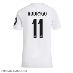 Real Madrid Rodrygo Goes #11 Hjemmedrakt Dame 2024-25 Kortermet