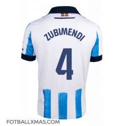 Real Sociedad Martin Zubimendi #4 Hjemmedrakt 2023-24 Kortermet