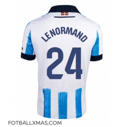 Real Sociedad Robin Le Normand #24 Hjemmedrakt 2023-24 Kortermet