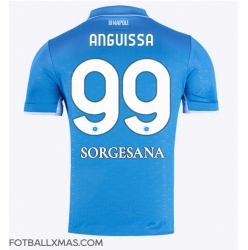 SSC Napoli Frank Anguissa #99 Hjemmedrakt 2024-25 Kortermet