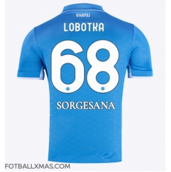 SSC Napoli Stanislav Lobotka #68 Hjemmedrakt 2024-25 Kortermet