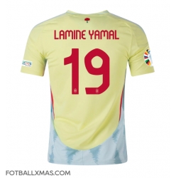 Spania Lamine Yamal #19 Bortedrakt EM 2024 Kortermet