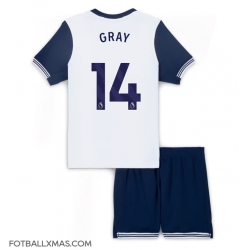 Tottenham Hotspur Archie Gray #14 Hjemmedraktsett Barn 2024-25 Kortermet (+ Korte bukser)