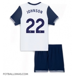 Tottenham Hotspur Brennan Johnson #22 Hjemmedraktsett Barn 2024-25 Kortermet (+ Korte bukser)