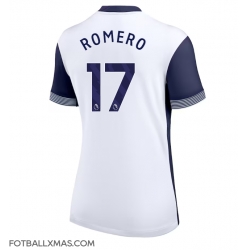 Tottenham Hotspur Cristian Romero #17 Hjemmedrakt Dame 2024-25 Kortermet