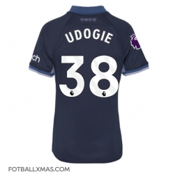 Tottenham Hotspur Destiny Udogie #38 Bortedrakt Dame 2023-24 Kortermet