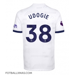 Tottenham Hotspur Destiny Udogie #38 Hjemmedrakt 2023-24 Kortermet