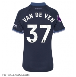 Tottenham Hotspur Micky van de Ven #37 Bortedrakt Dame 2023-24 Kortermet