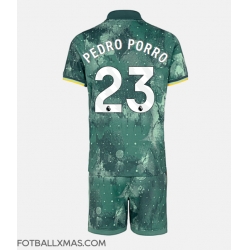 Tottenham Hotspur Pedro Porro #23 Tredjedraktsett Barn 2024-25 Kortermet (+ Korte bukser)