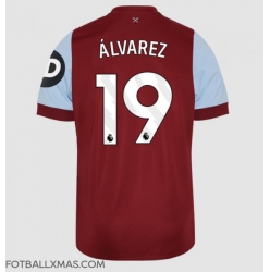 West Ham United Edson Alvarez #19 Hjemmedrakt 2023-24 Kortermet