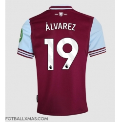 West Ham United Edson Alvarez #19 Hjemmedrakt 2024-25 Kortermet