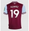 West Ham United Edson Alvarez #19 Hjemmedrakt 2024-25 Kortermet