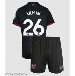 West Ham United Max Kilman #26 Bortedraktsett Barn 2024-25 Kortermet (+ Korte bukser)