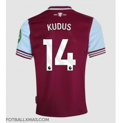 West Ham United Mohammed Kudus #14 Hjemmedrakt 2024-25 Kortermet