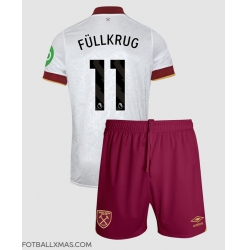 West Ham United Niclas Fullkrug #11 Tredjedraktsett Barn 2024-25 Kortermet (+ Korte bukser)