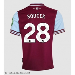 West Ham United Tomas Soucek #28 Hjemmedrakt 2024-25 Kortermet